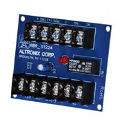 Altronix Electronic Toggle/Ratchet Relay, 12/24VDC Operation @ 20mA Draw, DPDT Contacts Rated @ 0.5A/120VAC Or 2A/28VDC