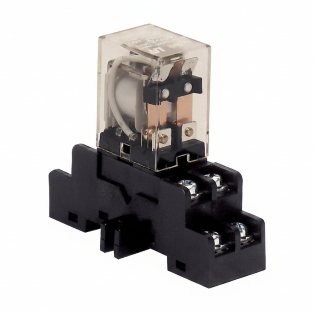 Altronix Relay and Base Module, 12VDC Operation @ 86mA Draw, DPDT Contacts Rated At 10A/220VAC Or 28VDC