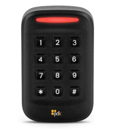 Red Keypad With Reader For High Security - Prox And Mobile Credentials