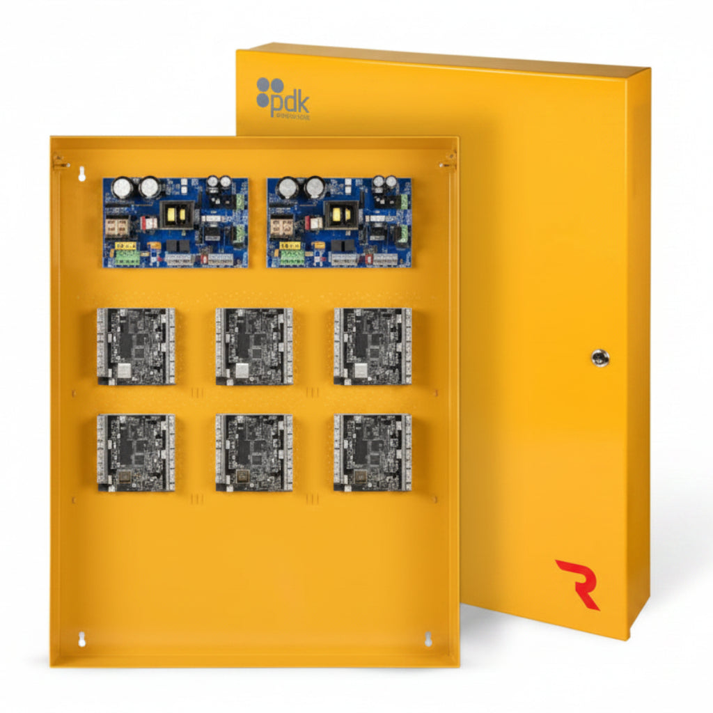 Red Max Expandable 24 Door Controller (Includes: Two 4-Door Boards and Two Power Supplies)