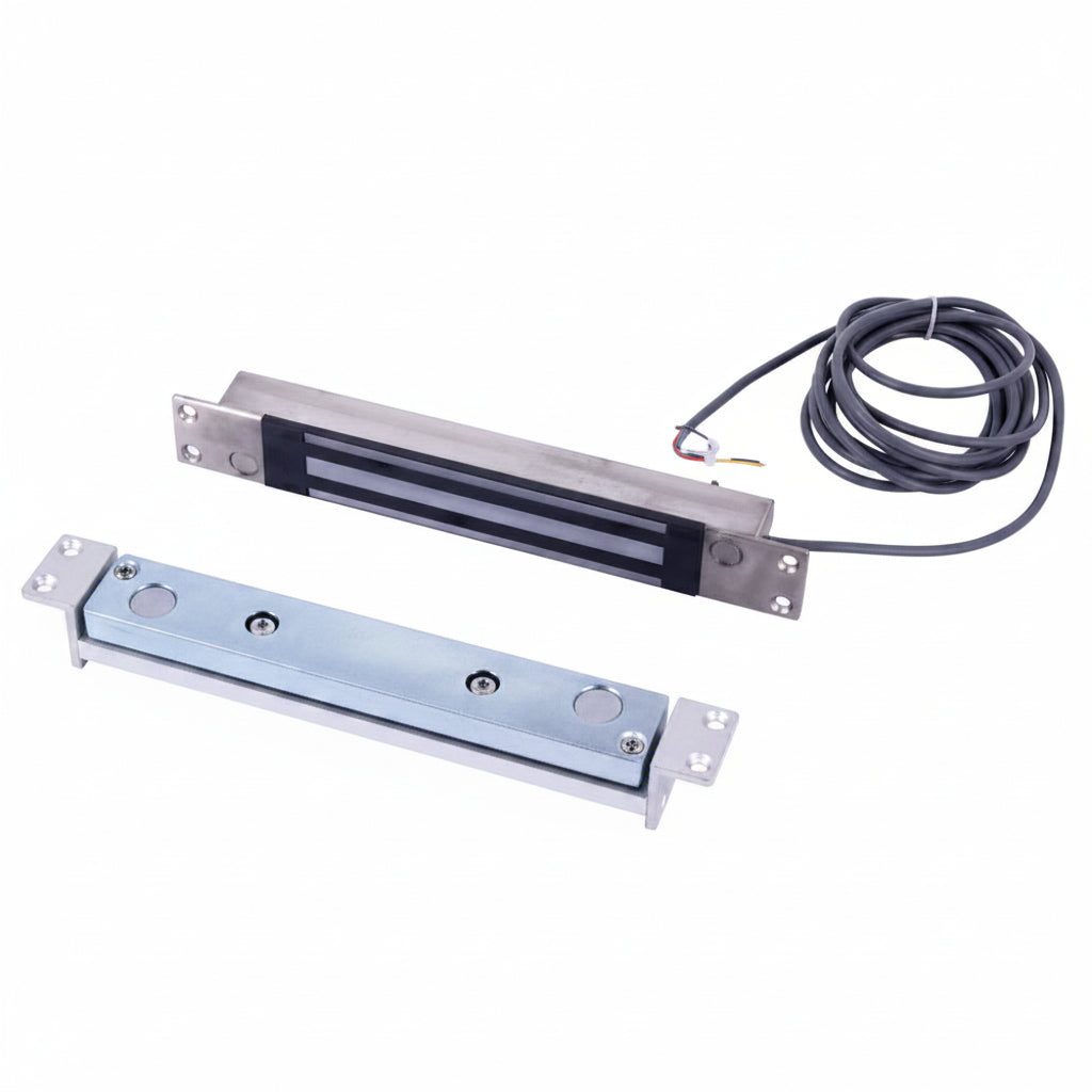 Securitron Shear Lock, 1200lbs. Holding Force, 12/24 VDC, Satin Stainless Steel