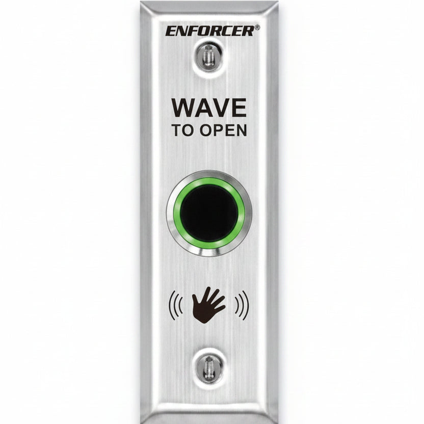 Enforcer Outdoor "Wave-to-Open" Sensor, Slimline, Delay Timer