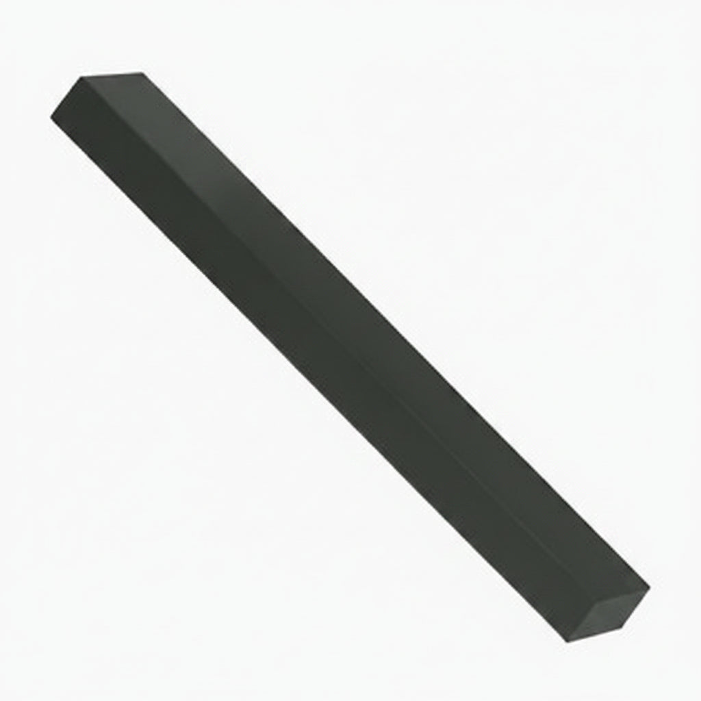 Securitron M82 Stop Filler Plate, M82, 3/8" x 1-1/4" x 12", Black Anodized Aluminum