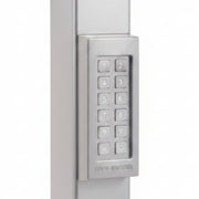 SLIMSTONE Surface Mount 100 Code Keypad With Backlit Keys - Sliver