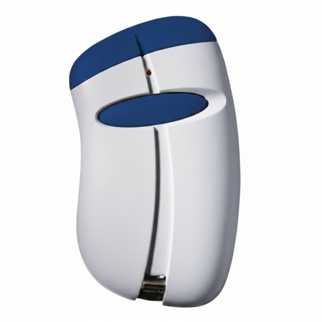 Stingray 318 Mhz 1 Button Visor Style Remote - Blue Button (Compatible With MCT-1 / MDT-1)