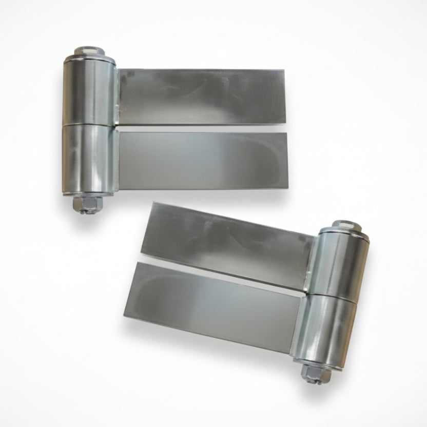 SWG606 Uphill Hate Hinges For Sloped Driveways - Steel (Hinge Set Of 2)