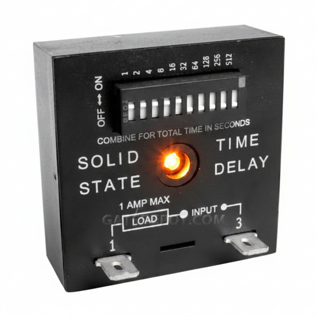 Universal Timer, 1-1023 Second Time Delay Range (24VAC/DC, 110VAC)