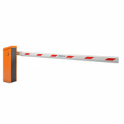 Toll Barrier Gate (White Cabinet) With 12' Octagonal Boom