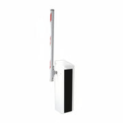 Toll Pro Barrier Gate (White Cabinet) With 12' Octagonal Arm And Swing-Away Flange - Right Hand