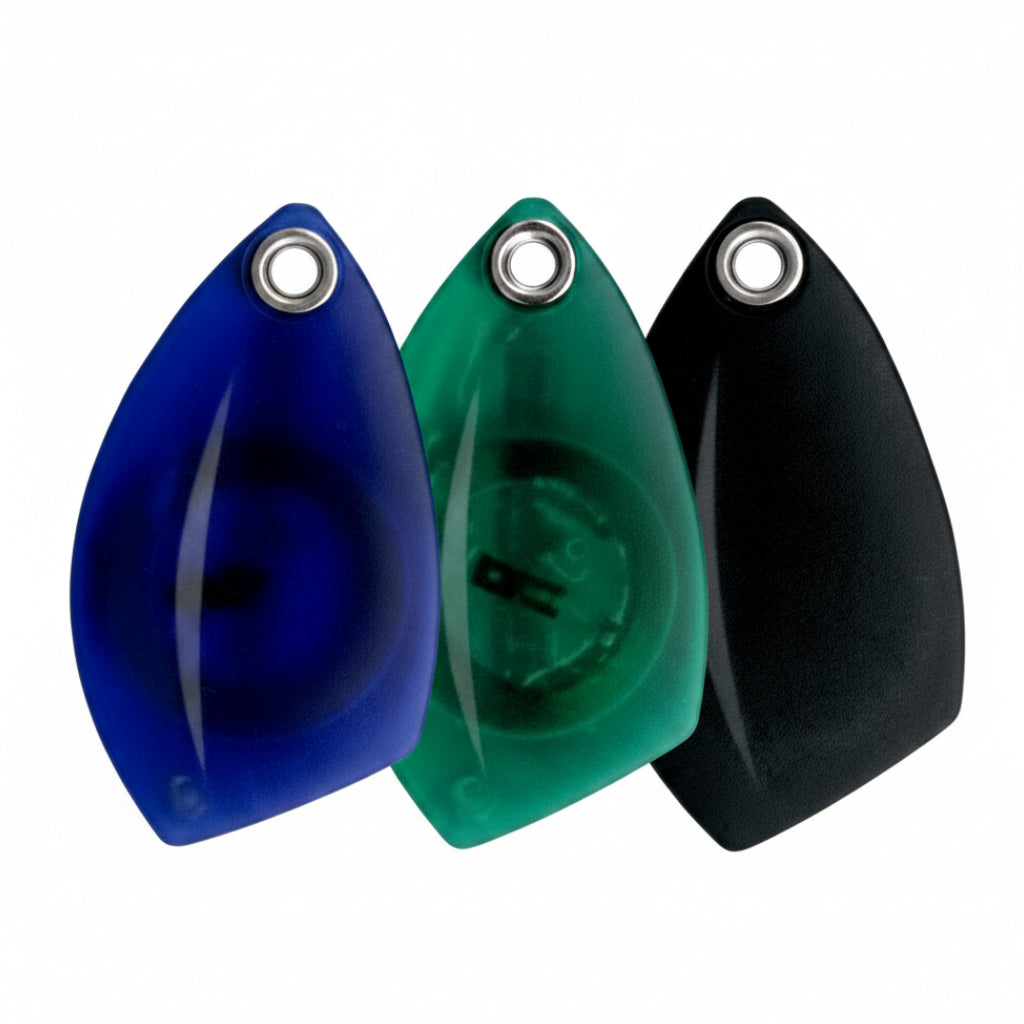 Mango Waterproof HID Compatible Transparent Fob (Blue, Black, Or Green) Min Order 50 - W/ Special Coding
