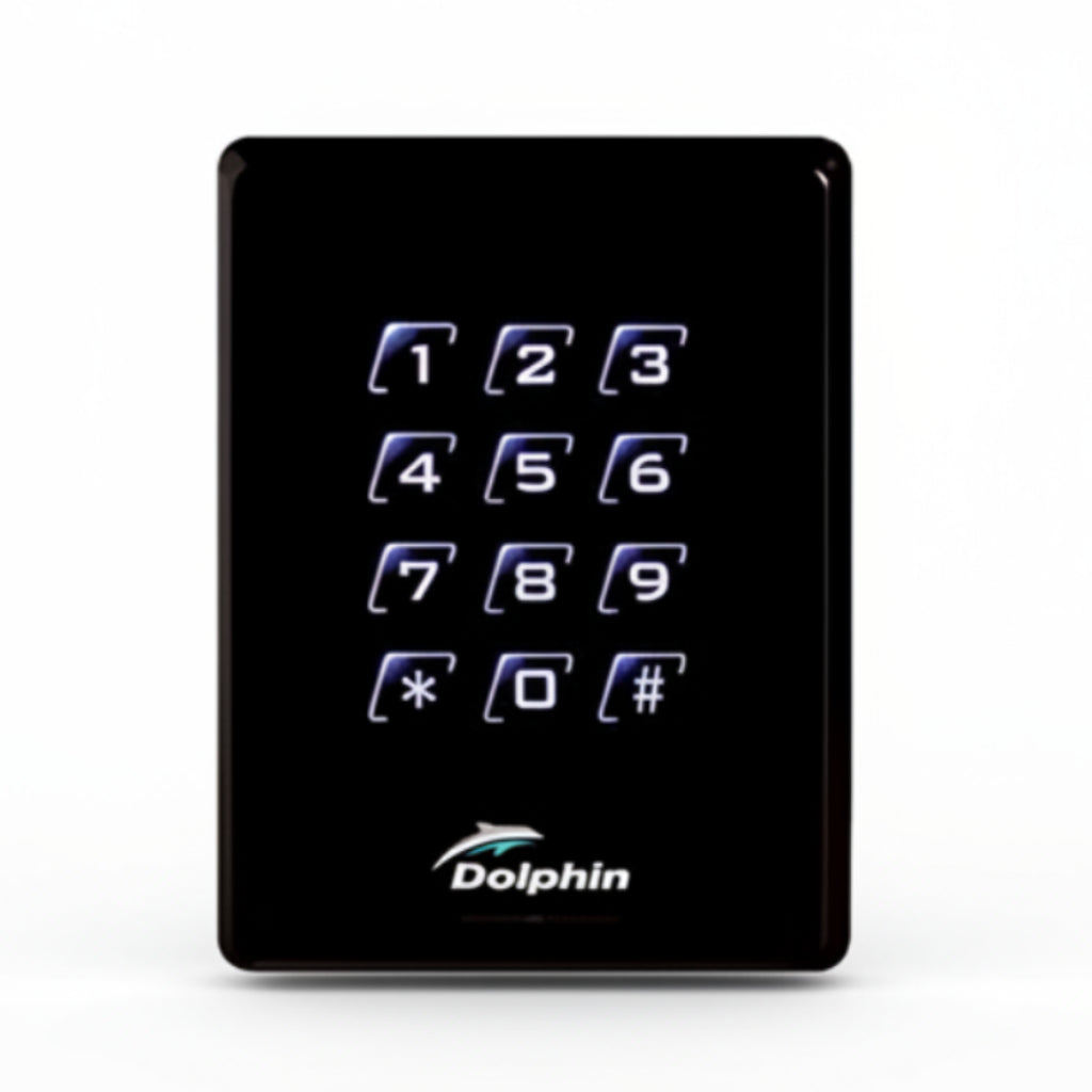 Dolphin Single Gang Wiegand Card Reader With Keypad (HID Compatible)