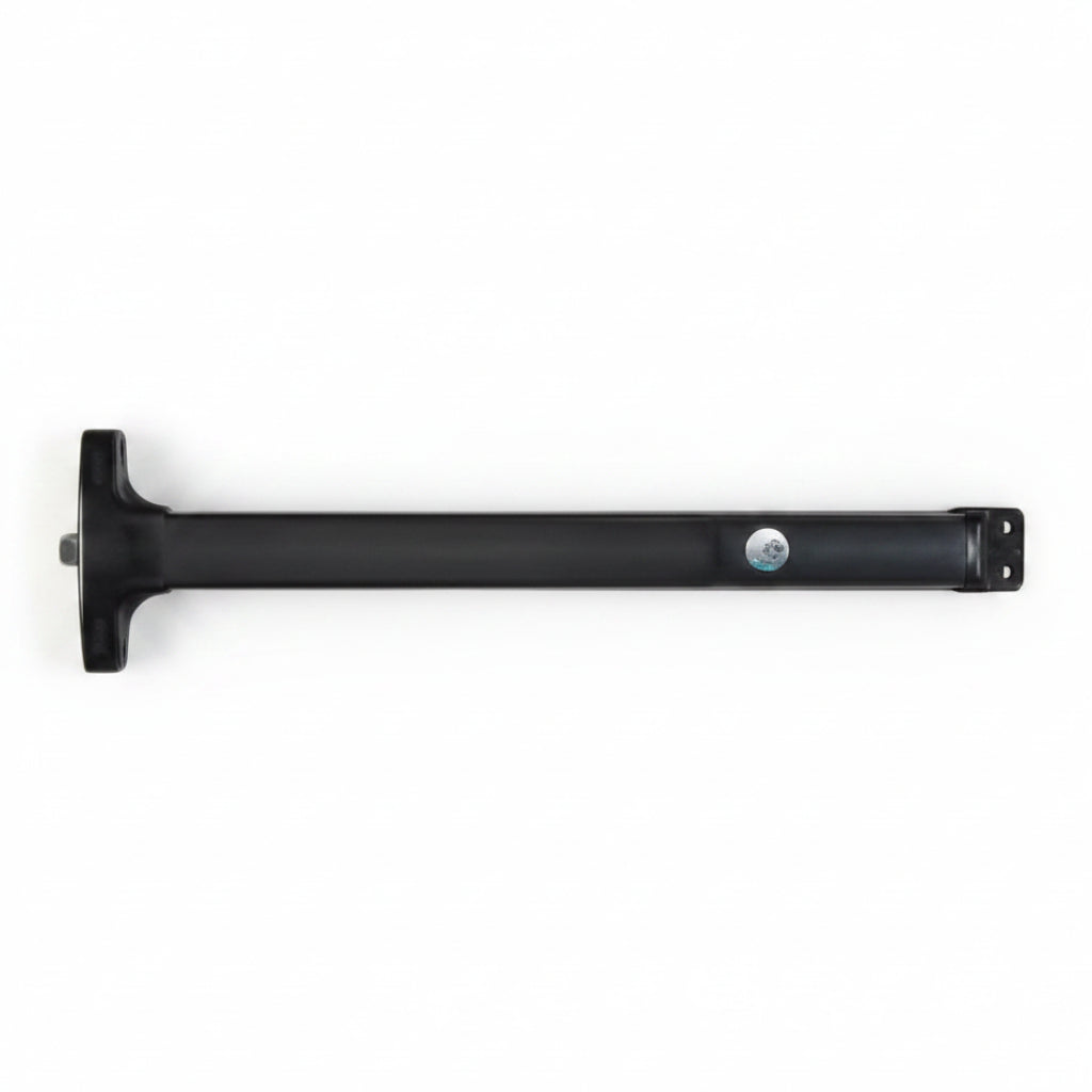 Detex Value Series Wide Stile Rim Exit Device, Cylinder Dogging, 99 Surface Strike, 36" Device, Weatherized, Satin Aluminum Clear Anodized