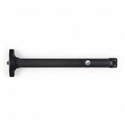 Detex Value Series Wide Stile Rim Exit Device, Cylinder Dogging, 99 Surface Strike, 36" Device, Weatherized, Satin Aluminum Clear Anodized
