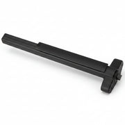 Detex Value Series Wide Stile Rim Exit Device, Hex Dogging, 98 Semi-Mortise Strike, 36" Device, Weatherized, Satin Black Anodized Aluminum