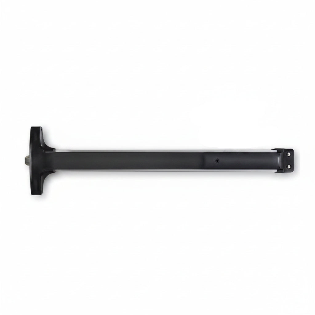 Detex Value Series Rim Exit Device, Less Dogging, 99 Surface Strike, 36" Device, Weatherized, Satin Aluminum Clear Anodized