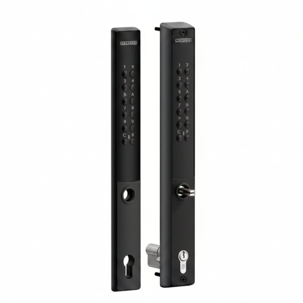 VERA Battery Powered Code Lock For Insert Lock Profile Of 2" Or More, GSZ-Keyed Alike Type Z, Double-Sided - Black