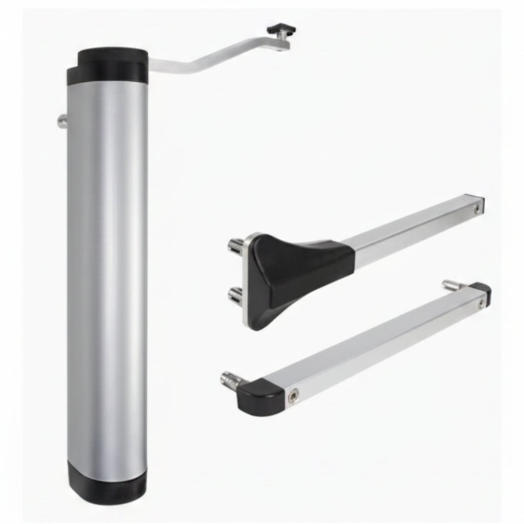 VERTICLOSE-2 Hydraulic Gate Closer For 90° And 180° Hinges - Silver