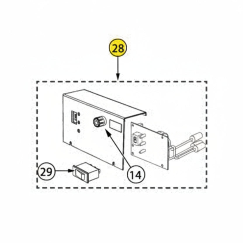 R6NX Power Supply Assembly With EMI Board