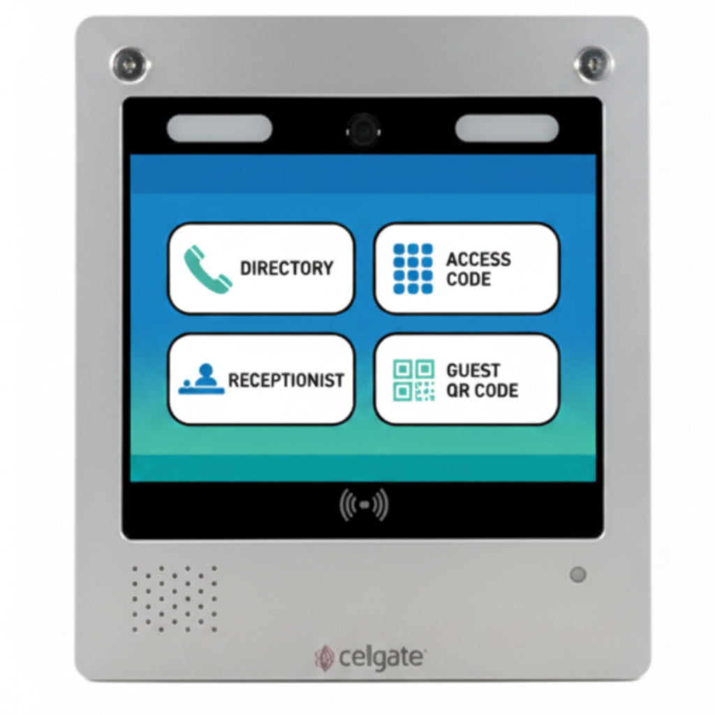 Watchman XL Surface Mount Multi Family Telephone Entry With Live Streaming Video With 3 Weigand Inputs (AT&T)