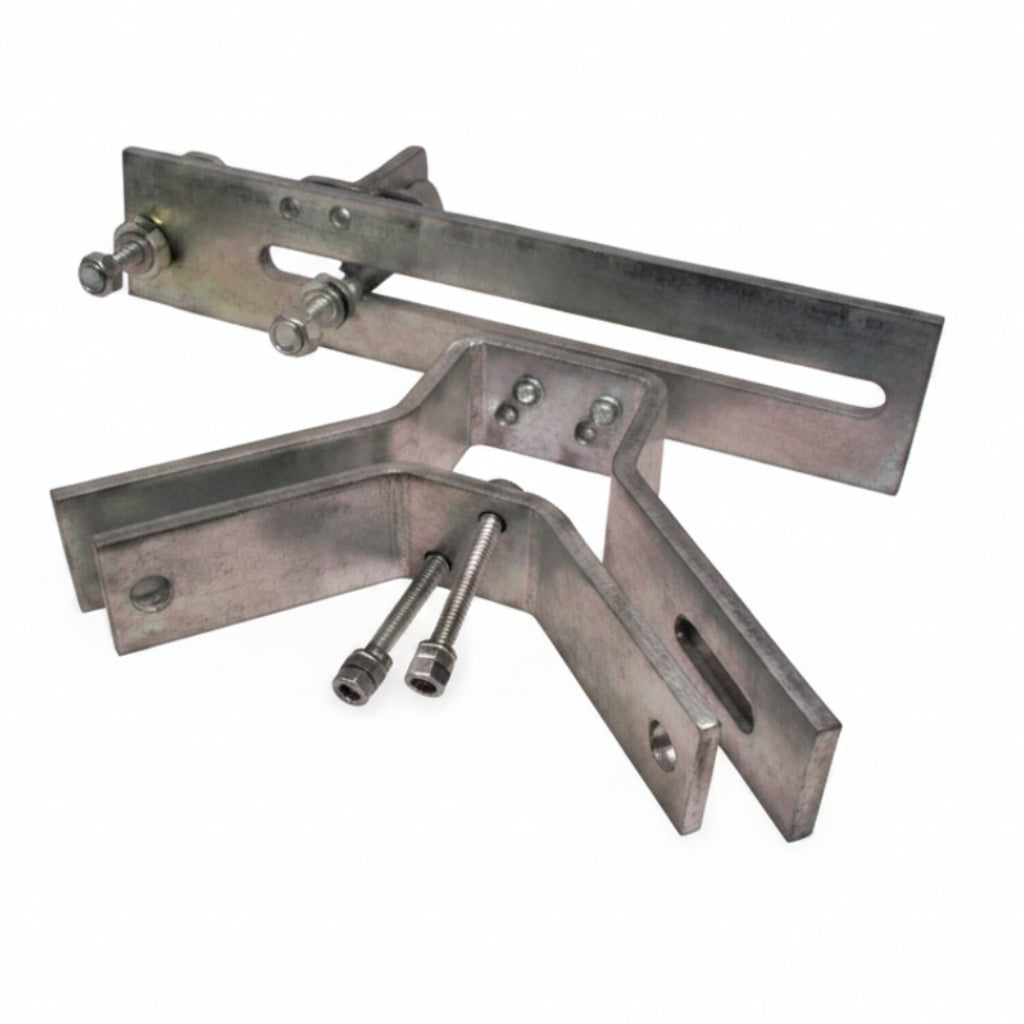 Multi-Adjustable Gate Receiver 2-3/8" Frame x 4" Round Post