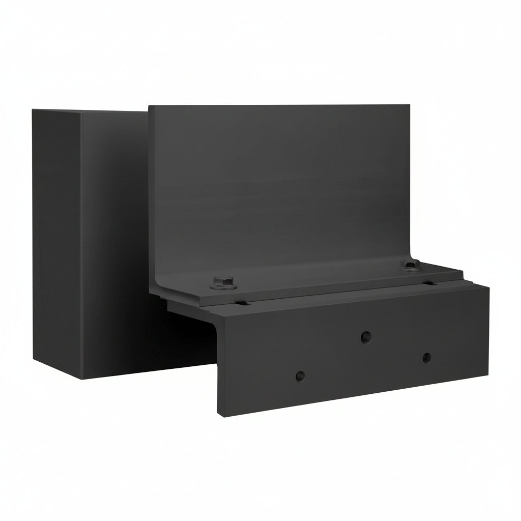Securitron Z Bracket, For MM15, Black Anodized Aluminum