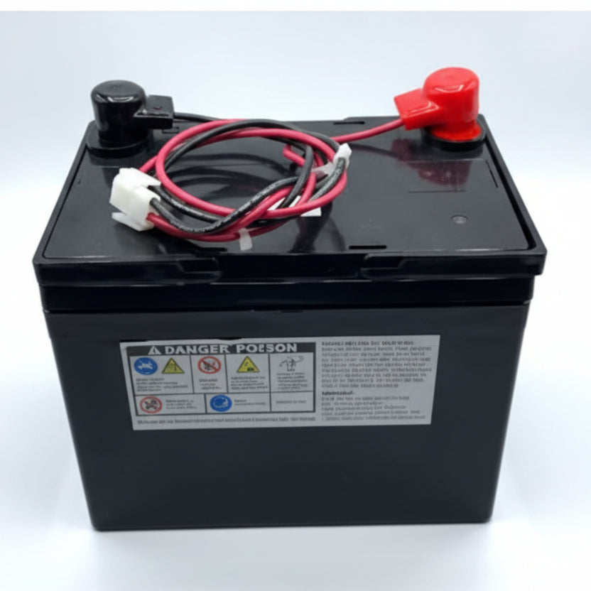 Single 12Volt 33Ah Battery And Harness (11.22)