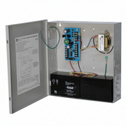 Altronix Power Supply/Charger, Input 115VAC 60Hz @ 0.6A, 2 PTC Outputs, 12/24VDC @ 1.75A, Grey Enclosure