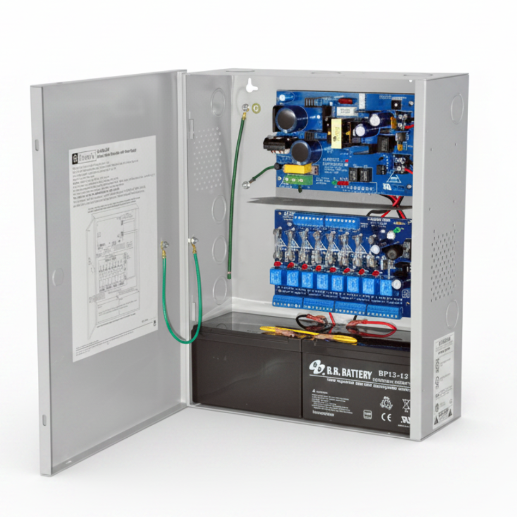 Altronix Power Supply (4Amp @ 12Vdc Or 3Amp @ 24Vdc) With 8 Indepently Fused Outputs(6.22)