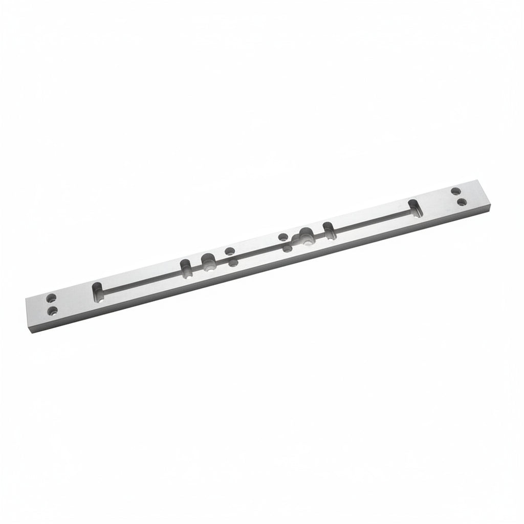 1/2" Spacer Plate For 1200LB Double Magnetic Lock, Clear Anodized Finish