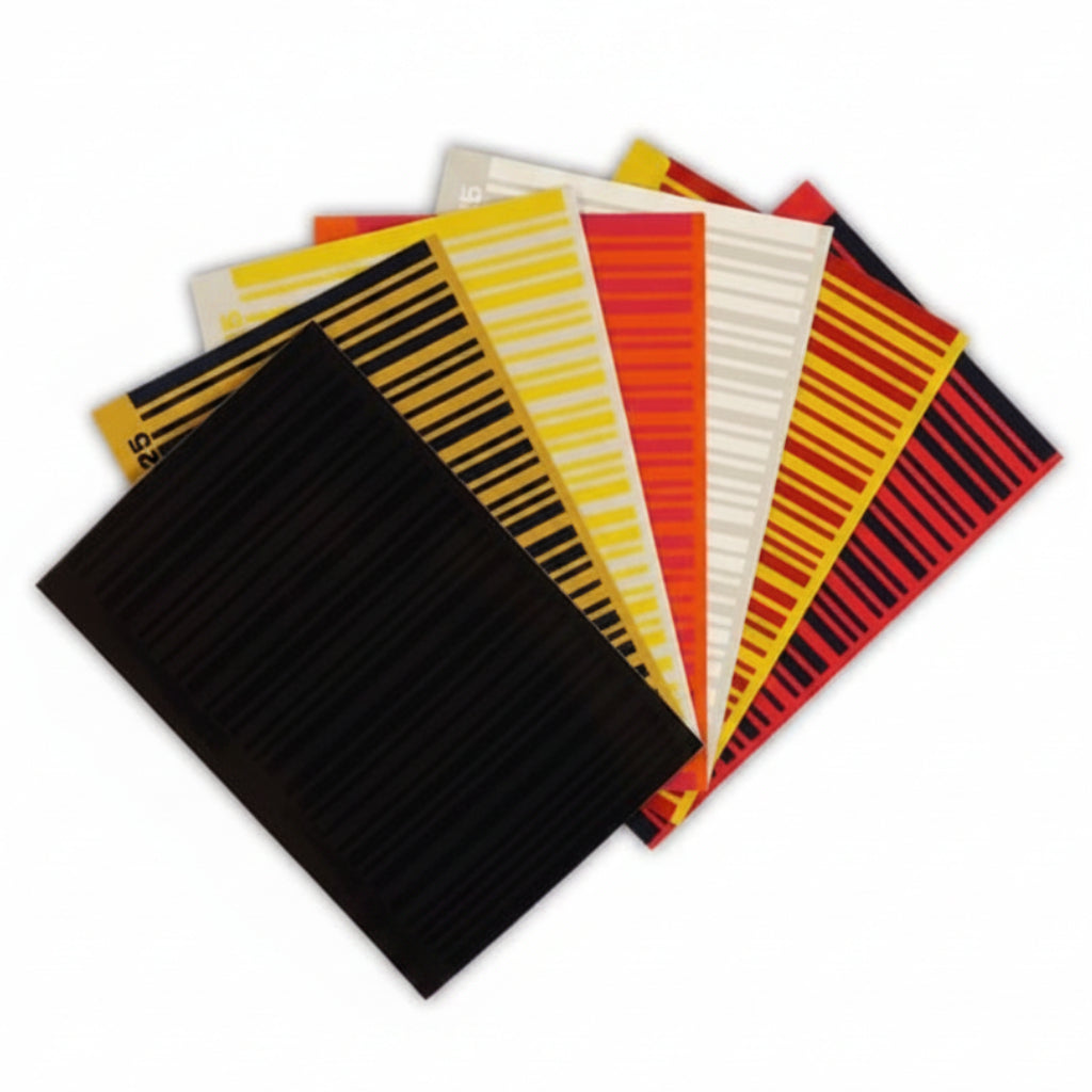 Small Black/Black Labels For Bai Reader (3" X 1.25") (Minimum Order Of 100)(Read At Speed Of 10Mph)(8.23)