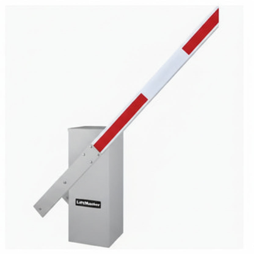 BG790 1/2HP 120V Single Phase Barrier Gate Operator, 24' Wishbone Arm With Counter Weights Included, Timer To Close Sold Separately