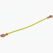 Altronix Battery Lead, 8 Inch, 18AWG, Jumper, 0.25" Push-in Connector, Yellow