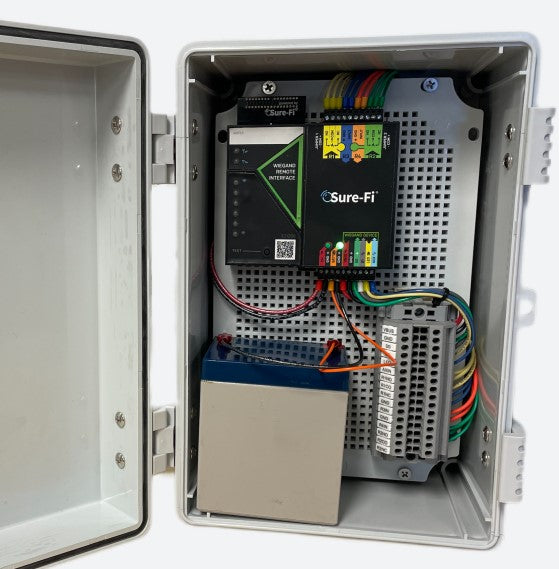 Compact 12V Door Kit-One(1) Door(Power And Door Control Solution For 12V..Includes One Sure-Fi Ds004 Wiegand Bridge System..Connect To Any Local Power, 85 – 305Vac Range..12Vdc 5.0A Power Supply..12Vdc Battery Chargers/Ups (Batteries Not Included)..(Wi...