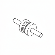 OVERHEAD CENTER PLASTIC IDLER W/SHAFT