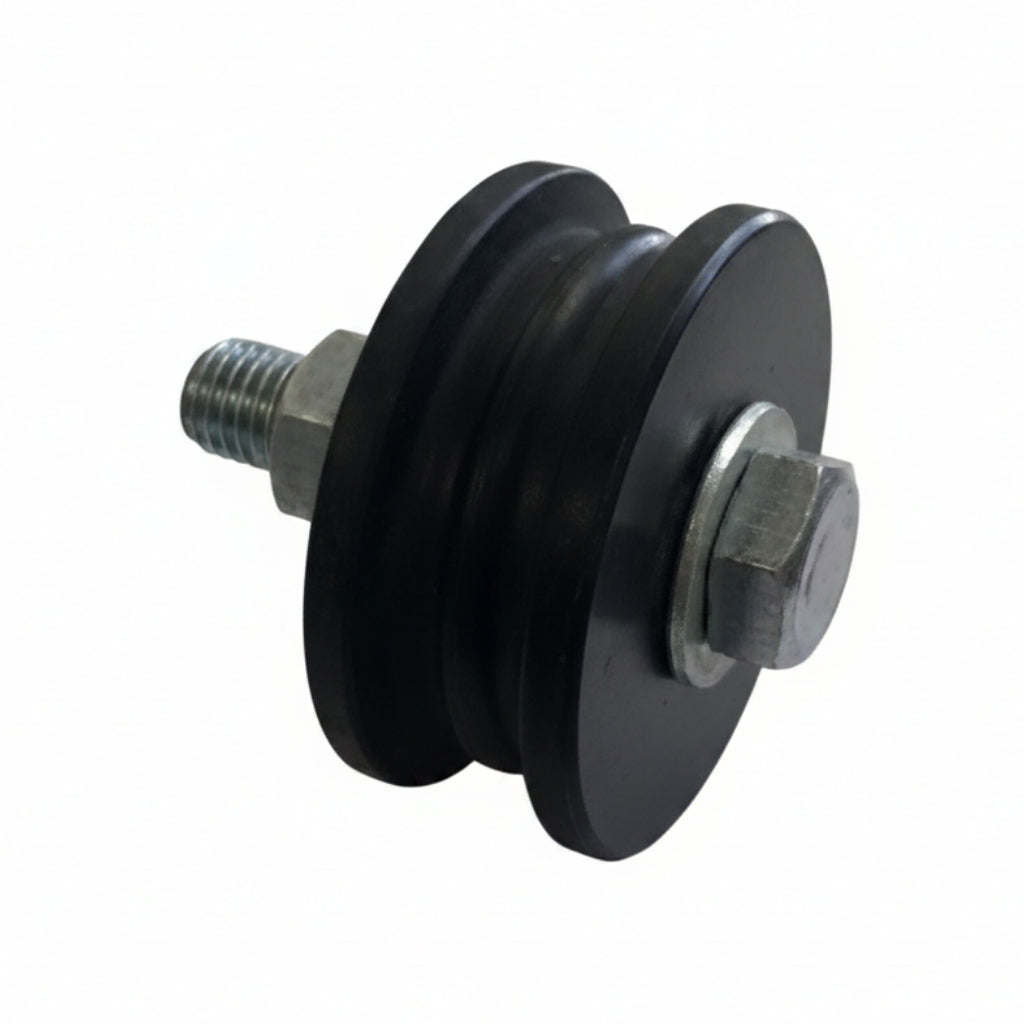 PLASTIC IDLER ROLLER WITH BOLT(7.21)