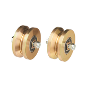 4" POWER WHEEL V-GROOVE WHEEL WITH SEALED BEARINGS (PAIR) (5.23)