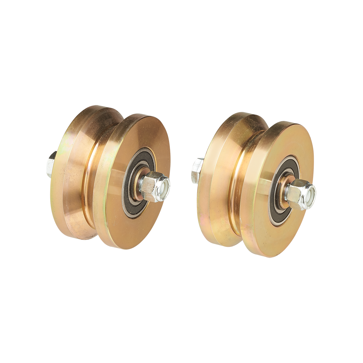 4" POWER WHEEL V-GROOVE WHEEL WITH SEALED BEARINGS (PAIR) (5.23)