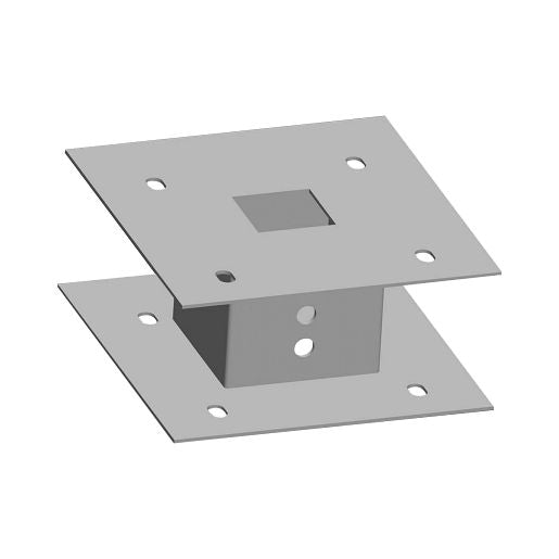 Steel Stand For Mounting To Concrete Pad For Liftmaster Operators