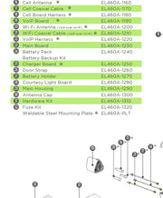 EL460 Replacement Antenna Cable