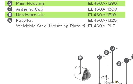 EL460 Antenna Cap