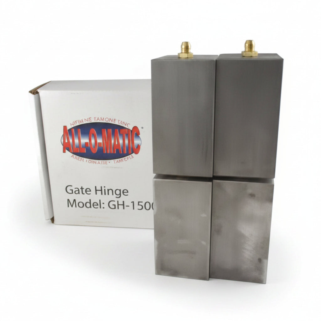 Steel Gate Hinge With Grease Fitting (Pair)
