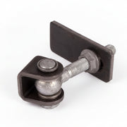 180° 3-Way Adjustable Hinge - U-Shaped Ear Plate And Groove Plate Zinc Plated (Z) With M16 Eyebolt 4-5/16" (2.24)