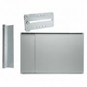 Detex Adjustable Gate Plate Kit Includes Gate Latch Protector, Strike Latch, Receiver Bracket (Gtstkbkt), And Adjustable Gate Plate (Gtpl)
