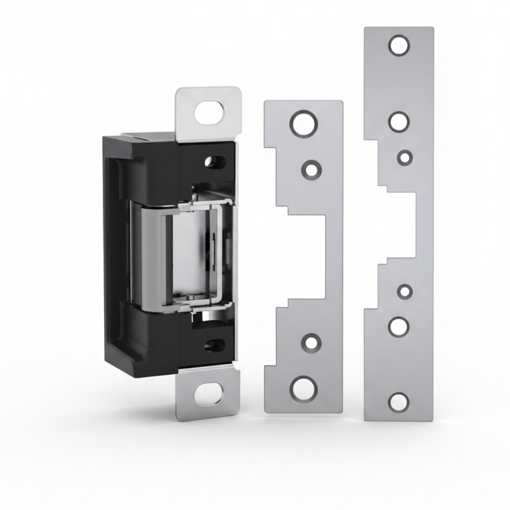 HES 7000C-630 Electric Strike, Fail Safe / Fail Secure, 12/24 VDC, Satin Stainless Steel