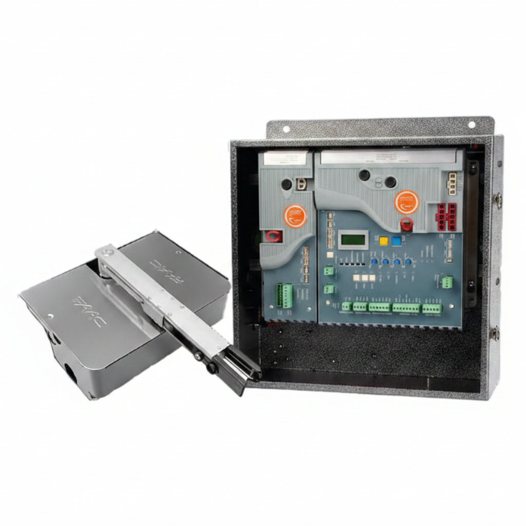 Single I-770 Operator Kit - Stainless Steel (Includes: Control Box, Drive Unit, Stainless Steel Foundation Box, Photocell, Receiver And Two Transmitters) (8.22)