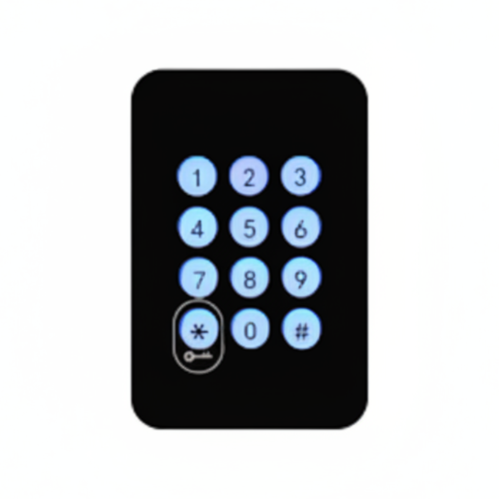 Assembled Praetorian Keypad Module With Rubber Keys