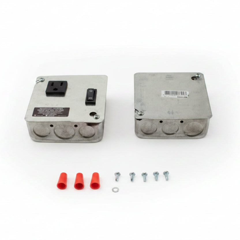 On/Off Switch And Receptacle Box