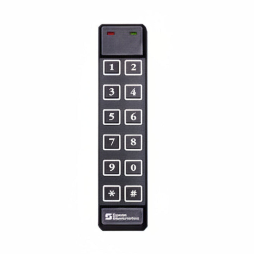 Essex 26 Bit Weigand Keypad 2 X 6, Black Illuminated (4.23)