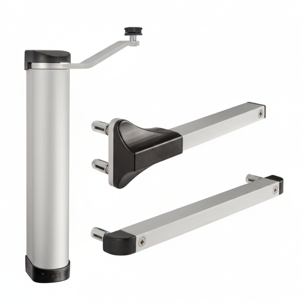 Locinox Lion compact hydraulic gate closer (SILVER) by Locinox