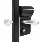 Llkz 6060 V2L9005 V2Z C Leonardo Mechanical Lock For Slide Gates (2 1/2" Square) - Black(2.25)